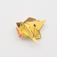 Cardbird (CB-57, lemon) by Florian Baudrexel contemporary artwork painting, works on paper, sculpture