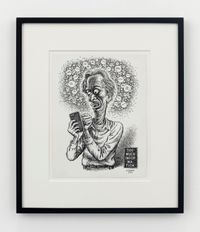 Too Much Information by R. Crumb contemporary artwork works on paper, drawing