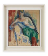 Zittende Vrouw (Sitting Woman) by Georges Vantongerloo contemporary artwork painting