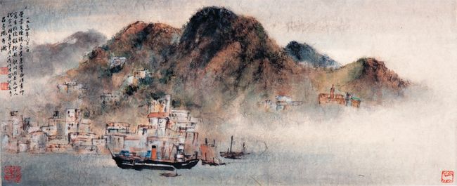 Hong Kong Landscape by Lui Shou-Kwan contemporary artwork