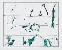Sketch (La Mancha) by Raoul De Keyser contemporary artwork painting