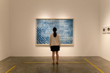 Exhibition view: Corinne De San Jose, Little Blue Window, SILVERLENS, Manilla (25 June–24 July 2020). Courtesy SILVERLENS.