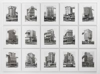 Coal Bunkers by Bernd & Hilla Becher contemporary artwork photography