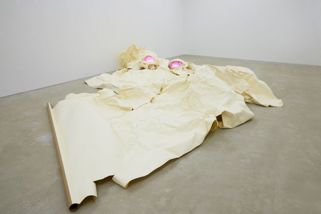Crumpled man by Kim Woonghyun contemporary artwork