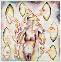 Charm by Francesco Clemente contemporary artwork painting, works on paper