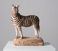 Zebra by Linda Marrinon contemporary artwork sculpture