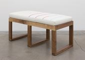 Brass Inlay Bench With Embroidered Cushion by Jordan Nassar contemporary artwork 2