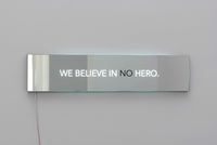 We believe in no hero by Isaac Chong Wai contemporary artwork works on paper, sculpture