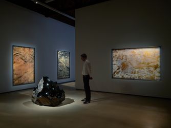 Exhibition view: Julian Charrière, Buried Sunshine, Sean Kelly, Los Angeles (14 September–4 November 2023). Courtesy Sean Kelly. Photo: Brica Wilcox.