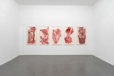 Exhibition view: Martin Disler, Malerei, Buchmann Galerie, Berlin (15 September–4 November 2017). Courtesy Buchmann Galerie.