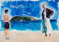 Preparing to Swim the Channel by Eric Fischl contemporary artwork painting