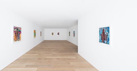 Exhibition view: Josh Smith, Finding Emo, Xavier Hufkens, 107 rue St-Georges, Brussels (7 June–13 July 2019). Courtesy the Artist and Xavier Hufkens, Brussels. Photo: Allard Bovenberg, Amsterdam.