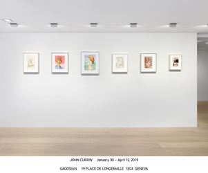 Exhibition view: John Currin, Gagosian, Geneva (30 January–12 April 2019). Artwork © John Currin. Courtesy Gagosian. Photo: Annik Wetter.