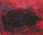 intestine, red, black by Henrik Olesen contemporary artwork 2