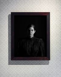 Portrait of Woman as Dictator I by Heba Y. Amin contemporary artwork print