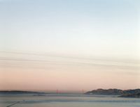Golden Gate Bridge, 12.19.99, 7:31AM by Richard Misrach contemporary artwork photography