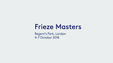 Contemporary art art fair, Frieze Masters 2018 at Almine Rech, Brussels, Belgium
