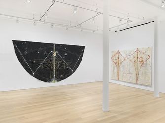 Exhibition view: José Bedia, Bestiary & Idols, Mendes Wood DM, New York (15 March–13 April 2024). Courtesy Mendes Wood DM.