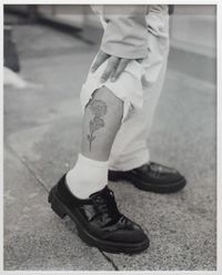 Untitled (Leg with Tattoo) by Harry Culy contemporary artwork photography