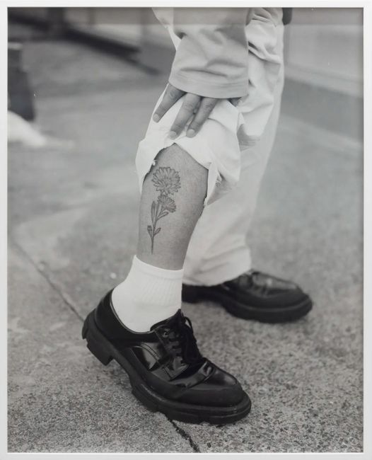 Untitled (Leg with Tattoo) by Harry Culy contemporary artwork