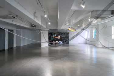 Exhibition view: Aki Sasamoto, Sounding Lines, Para Site, Hong Kong (16 March–28 July 2024). Courtesy Para Site. Photo: Felix S.C. Wong.