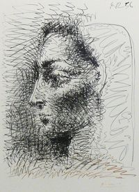 Portrait de Jacqueline by Pablo Picasso contemporary artwork print