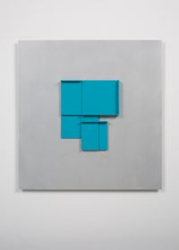 Mid Blue Maquette by Toby Paterson contemporary artwork sculpture