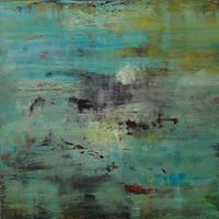 Dunkle Materie Helle Energie by Charlotte Acklin contemporary artwork painting