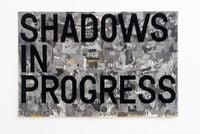 untitled 2020 (shadows in progress) (map, 1962-63) by Rirkrit Tiravanija contemporary artwork textile