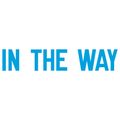 IN THE WAY by Lawrence Weiner contemporary artwork 1