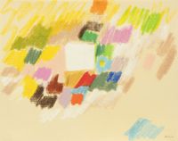 Untitled by Etel Adnan contemporary artwork drawing
