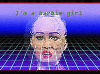 Barbie girl by Insane Park contemporary artwork moving image