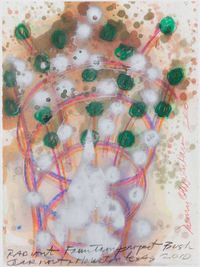 Radiant Fountains by Dennis Oppenheim contemporary artwork drawing