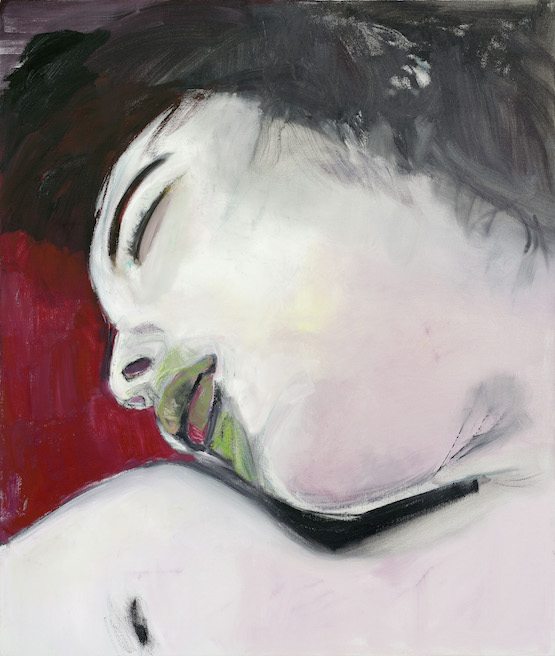 Marlene Dumas, Broken White, 2006. Oil on canvas, 130 x 110 cm.