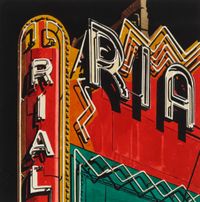 Rialto by Robert Cottingham contemporary artwork painting