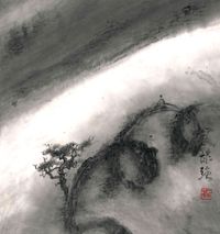 Meditate in Songling by Kan Tai Keung contemporary artwork works on paper, drawing