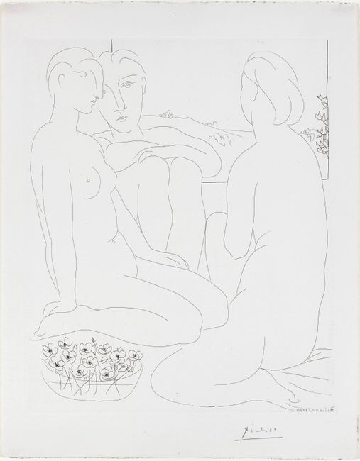 Trois femmes nues près d'une fenêtre by Pablo Picasso contemporary artwork