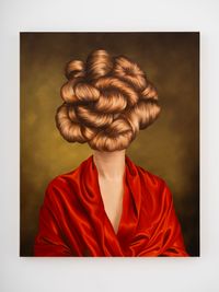 Red Dress by Ewa Juszkiewicz contemporary artwork painting
