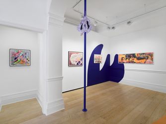 Exhibition view: Peter Cook, Cities, Richard Saltoun Gallery, London (18 July–16 September 2023). Courtesy Richard Saltoun Gallery, London. 