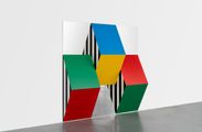 Prismes et miroirs : Haut-relief - DBPF-17, travail situé by Daniel Buren contemporary artwork 1