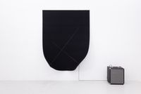 Work on Felt (Variation 25) Black by Naama Tsabar contemporary artwork sculpture