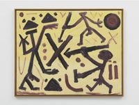 Terminate the X (I) by A.R. Penck contemporary artwork painting
