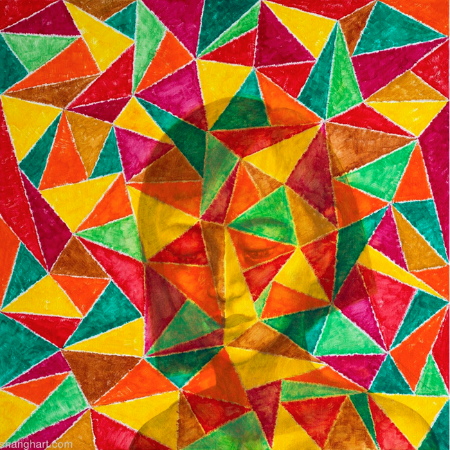 Some Triangles No. 2 by Pu Jie contemporary artwork