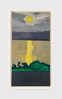 Sunset, Riverside Drive by Alice Neel contemporary artwork painting, works on paper