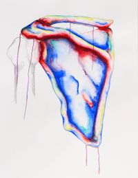 Left Shoulder Blade by Grace Schwindt contemporary artwork painting, works on paper, drawing