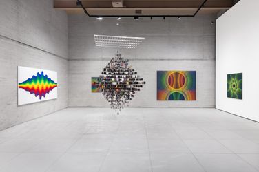 Exhibition view: Julio Le Parc, Visual Encounters, Galeria RGR, Mexico City (22 September–16 November 2022). Courtesy Galería RGR.