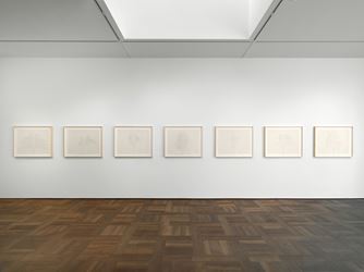Exhibition view: Charles Gaines, Drawings, Hauser & Wirth, St. Moritz (16 February–29 March 2020). © Charles Gaines. Courtesy the artist and Hauser & Wirth.