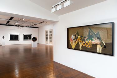 Exhibition view: Group Exhibition, The Like Button, Roslyn Oxley9 Gallery, Sydney (13 December 2018–19 January 2019). Courtesy Roslyn Oxley9 Gallery. Photo: Luis Power.