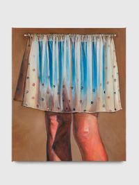 Behind the curtain by Thomas Lerooy contemporary artwork painting
