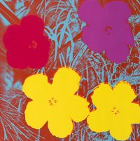 Flowers by Andy Warhol contemporary artwork print